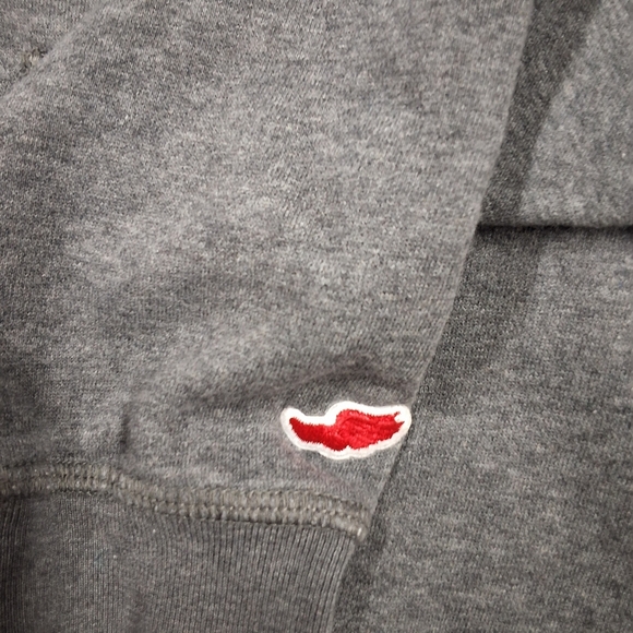 League Gray Crewneck Sweater Classic Style - Picture 8 of 9